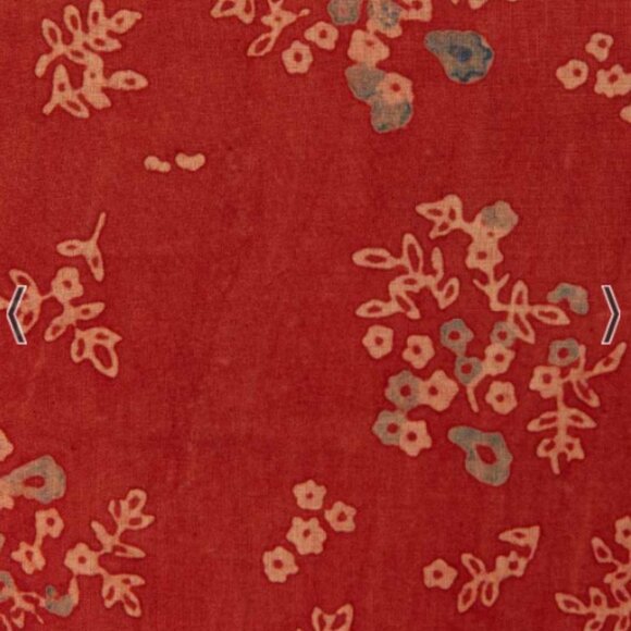 Christy Dawn - Dawn Dress in 'Orange Daisy Vine' (blockprinted) - Picture 4 of 9